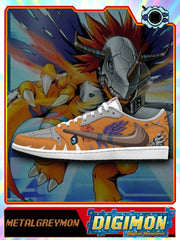 MetalGreymon V.1 Custom TS Low Sneakers