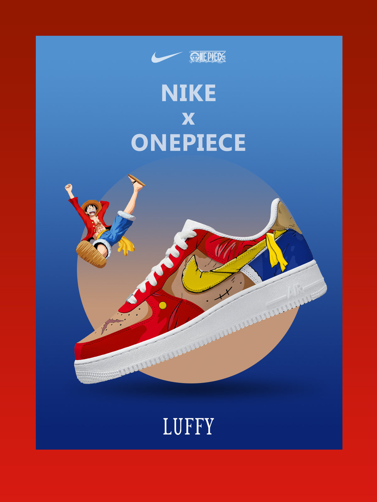 Zapatillas personalizadas Monkey D. Luffy V.7