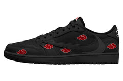 Zapatillas bajas personalizadas Akatsuki Itachi Uchiha V.5 TS