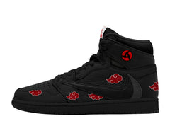 Zapatillas altas personalizadas Akatsuki Itachi Uchiha V.5 TS