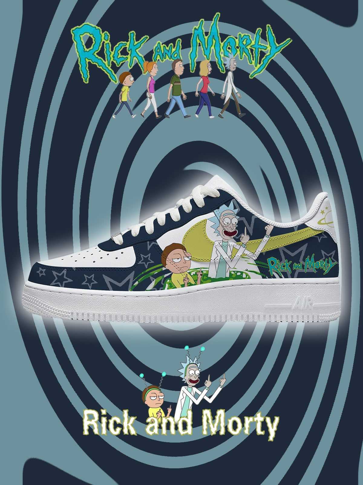 R und M V.2 Custom Sneakers