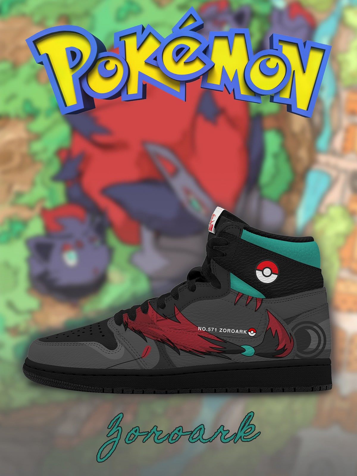 Zoroark V.1 Custom TS High Sneakers