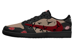 Zapatillas bajas personalizadas Akatsuki Itachi Uchiha V.6 TS