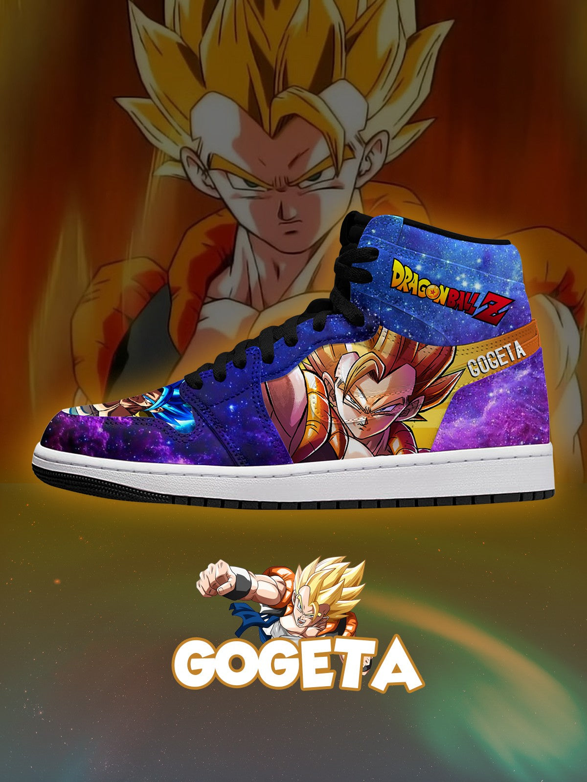 Gogeta V.1 Custom High-Top Sneakers