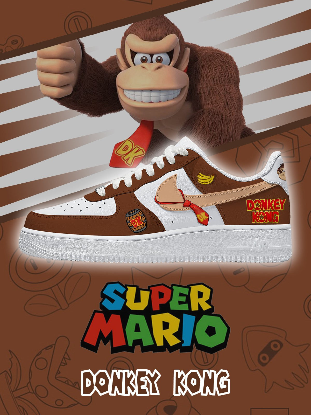 Zapatillas personalizadas Donkey Kong V.1