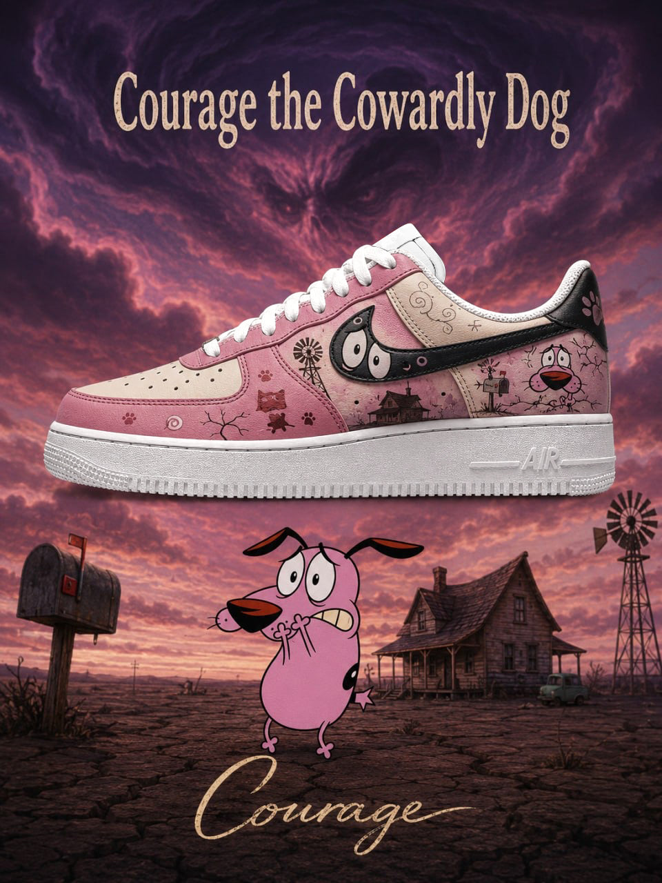 Courage V.2 Custom Air-Style Sneakers