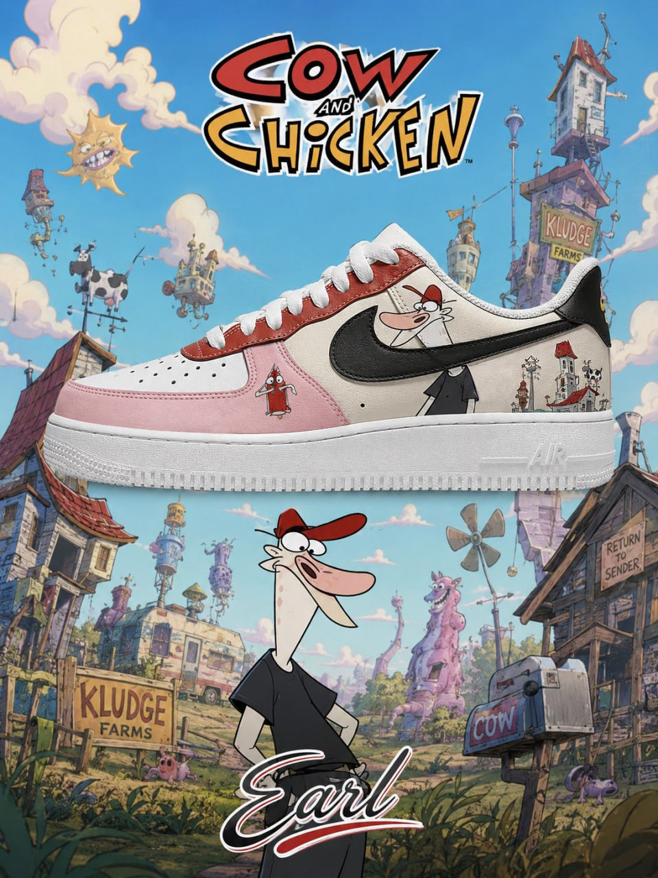 Earl V.1 Custom Air-Style Sneakers