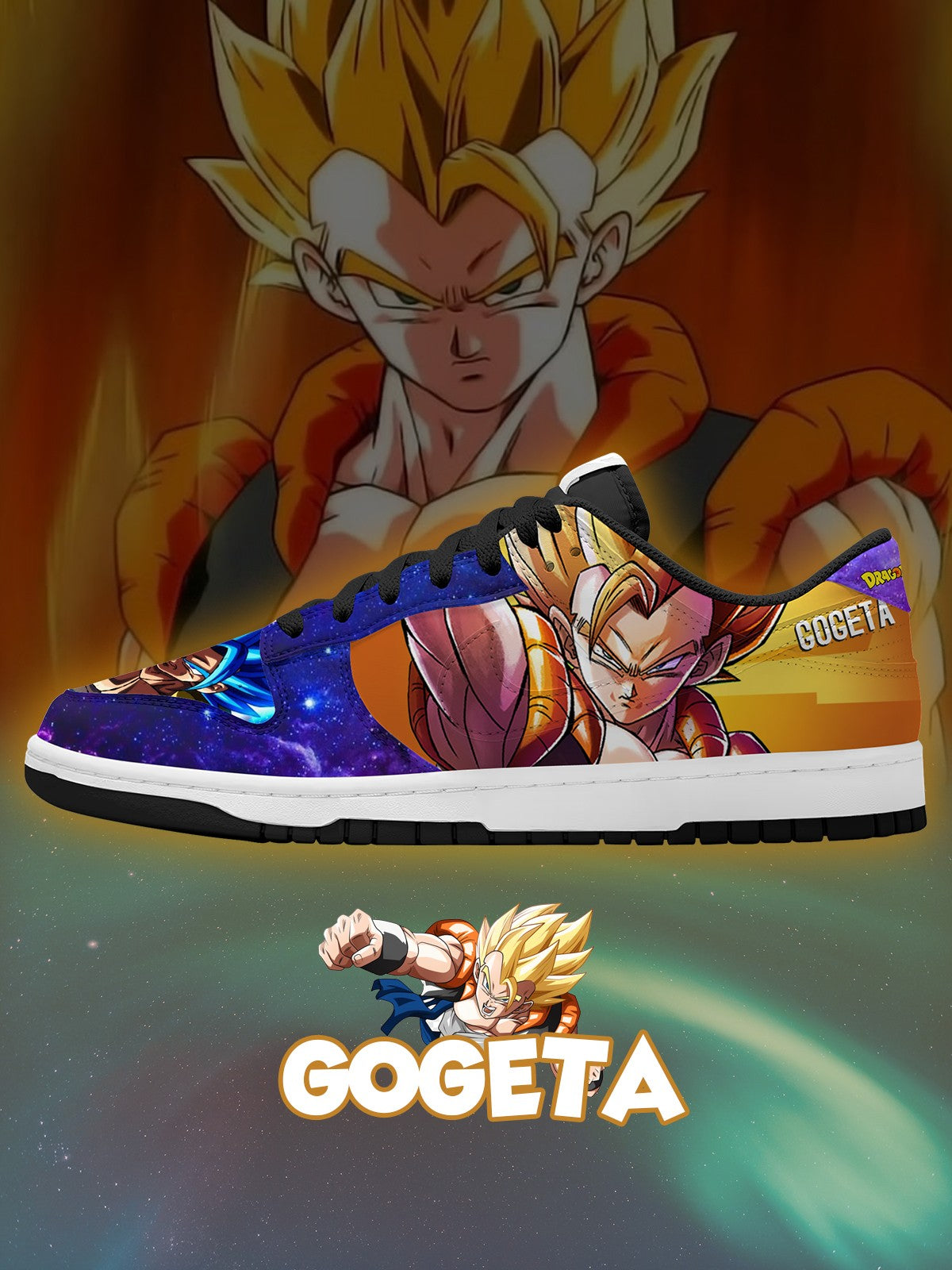 Zapatillas Gogeta V.1 Court-Low personalizadas