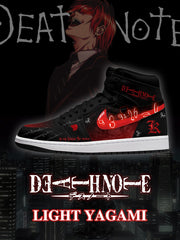 Light Yagami V.3 Custom High-Top Sneakers