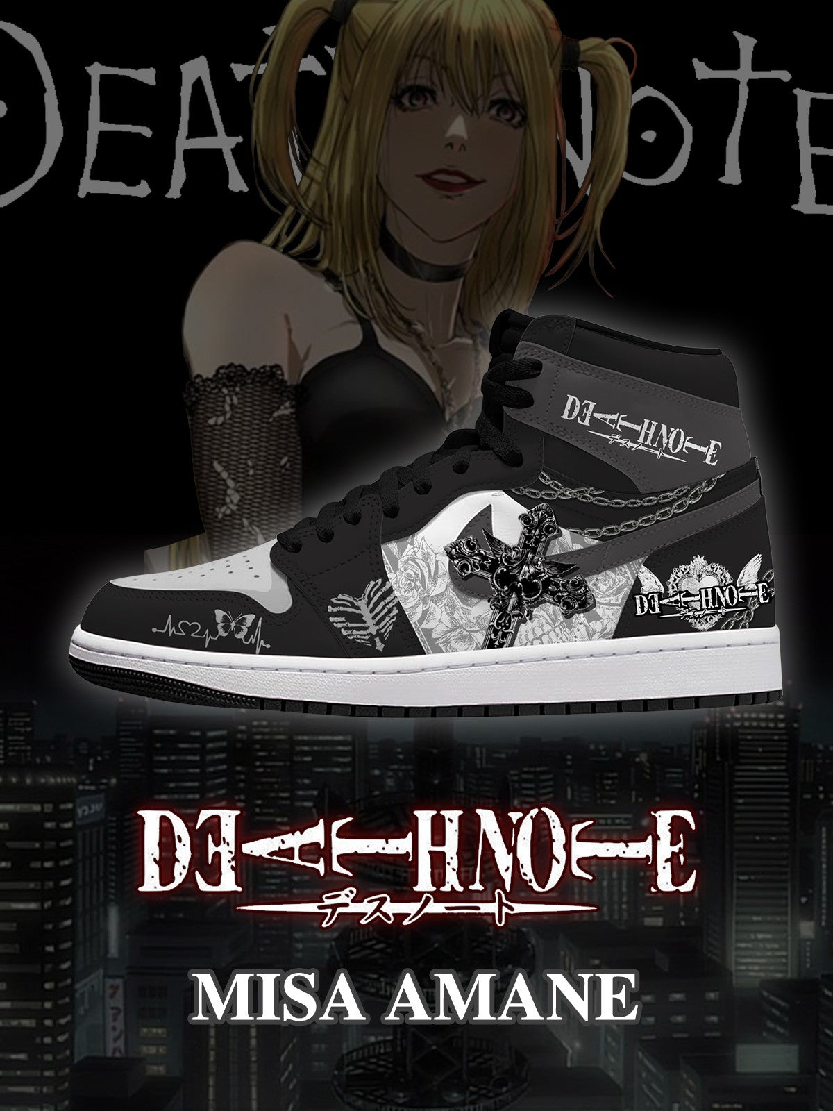 Misa Amane V.1 Custom High-Top Sneakers