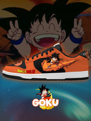 Zapatillas Court-Low personalizadas Son Goku V.4